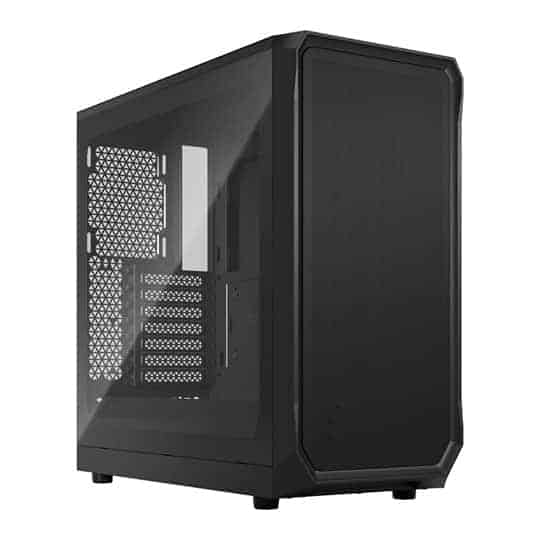 Fractal Design Focus 2 Black Mid Tower Tempered Glass PC Case